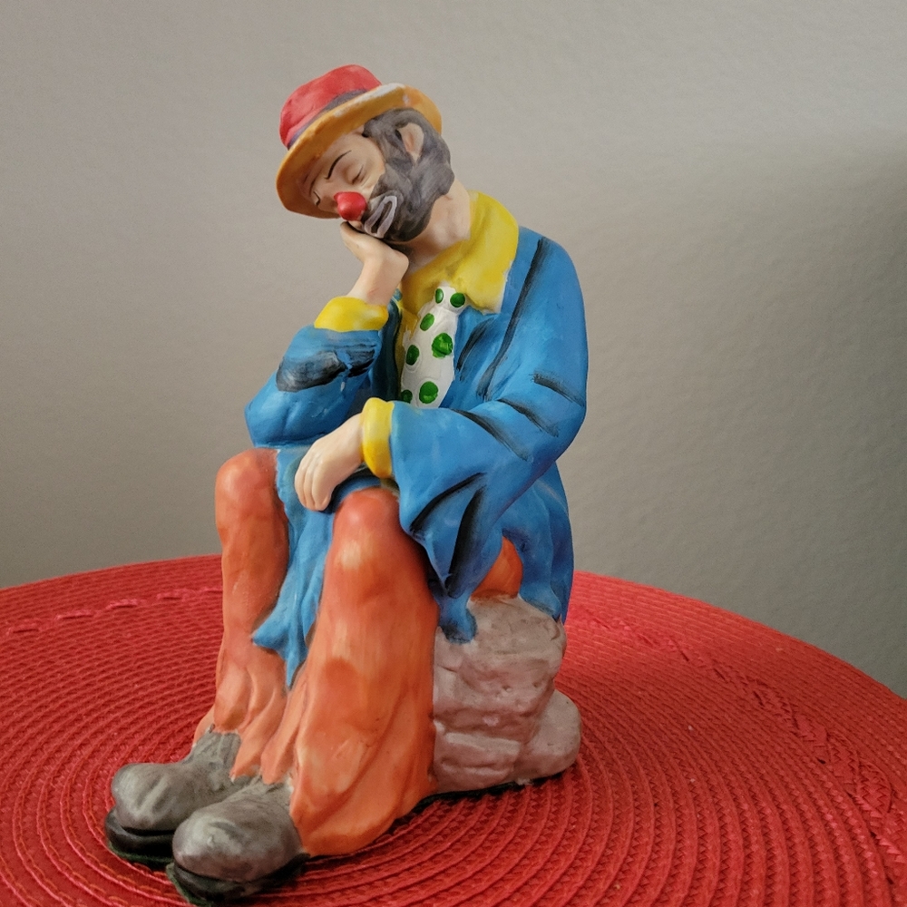Vintage Emmett Kelly Jr Clown Figurine